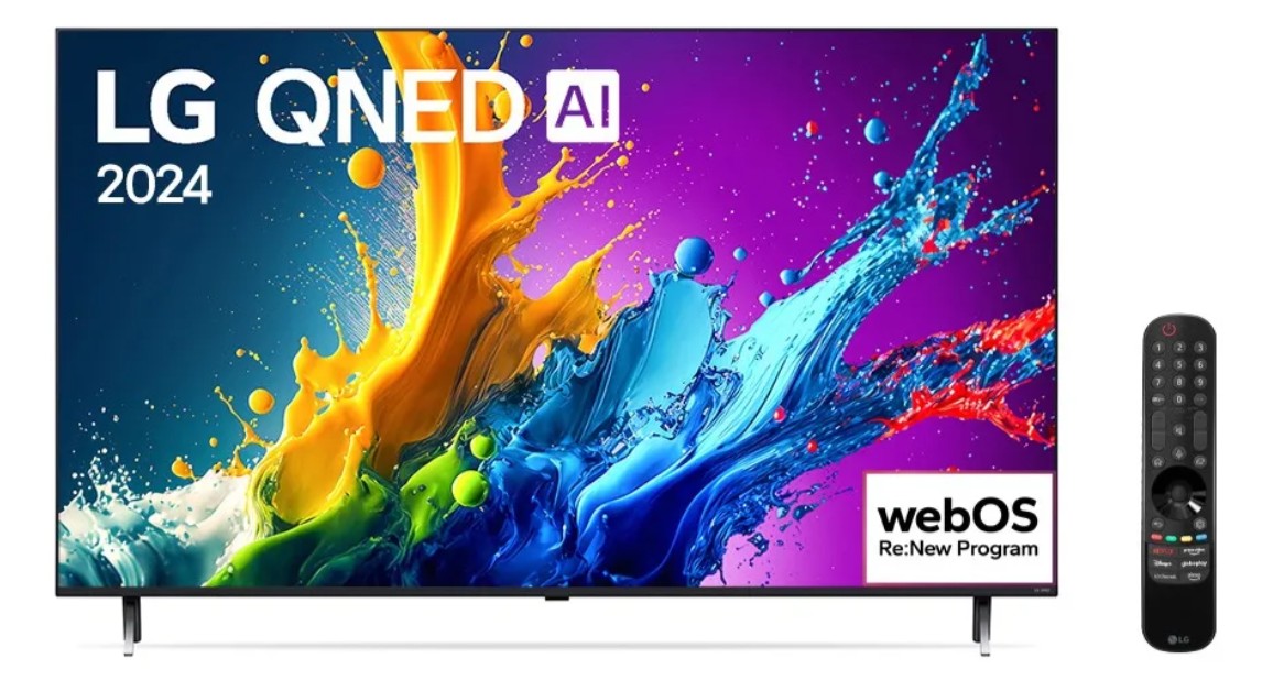 A Smart TV LG QNED de 65″ sai por R$5.289,60 no Mercado Livre