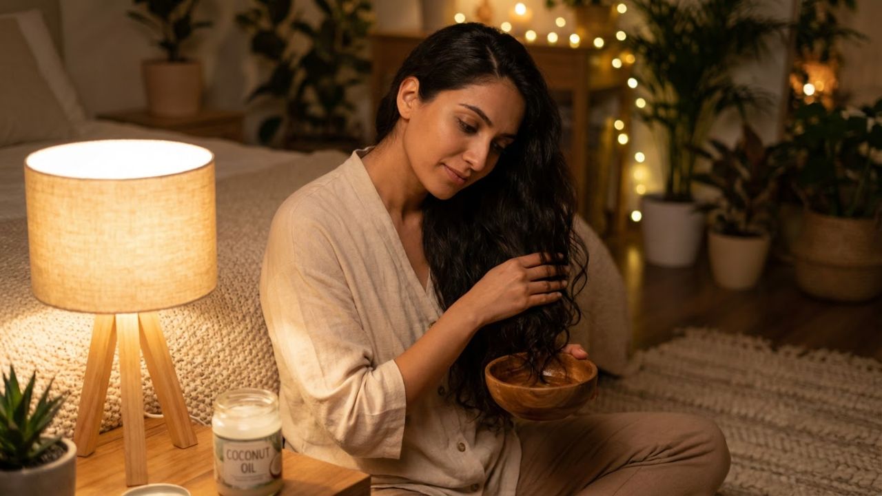 A umectação noturna reduz a quebra e ajuda a reter o comprimento.