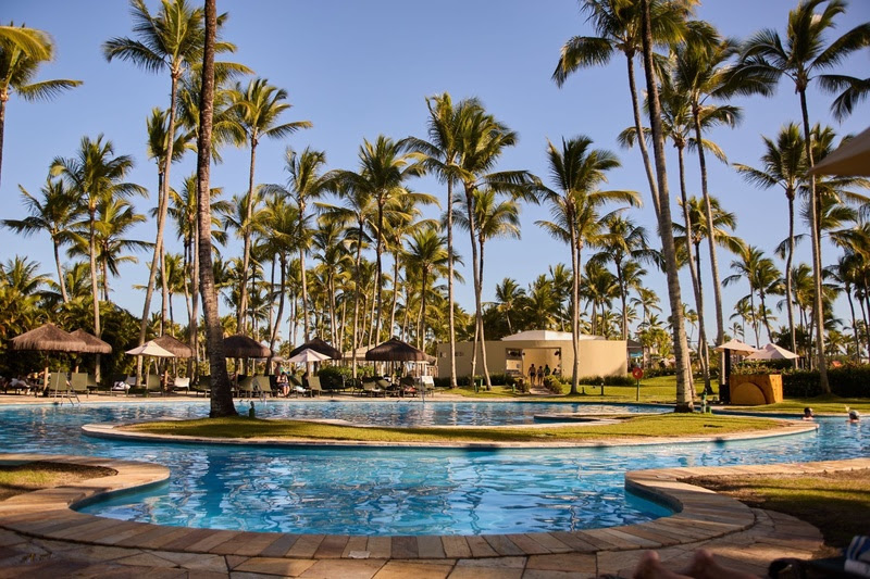 Piscina do Transamerica Comandatuba, no sul da Bahia