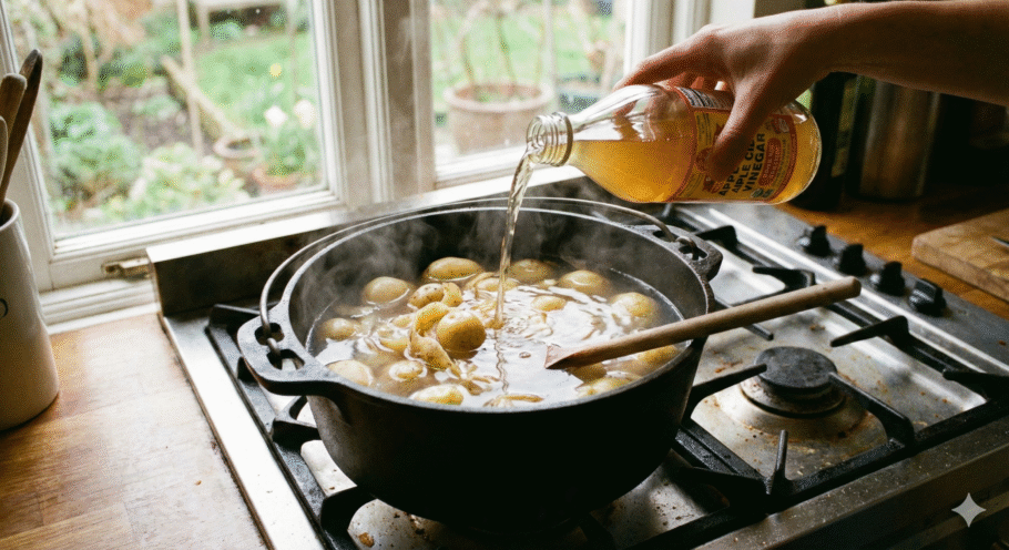 Vinagre pode mudar completamente a textura da batata cozida