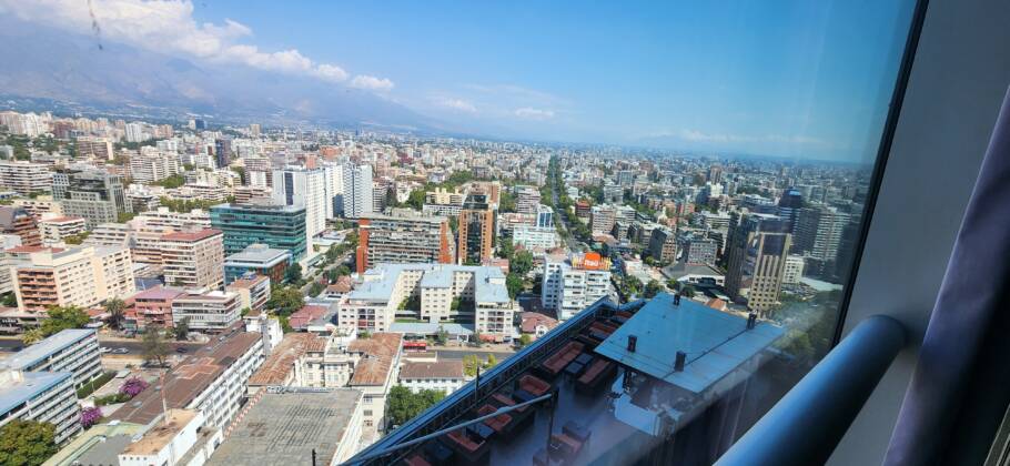 Vista do bairro de Providencia e arredores