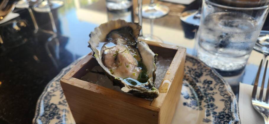 Ostras frescas da região de Chilóe