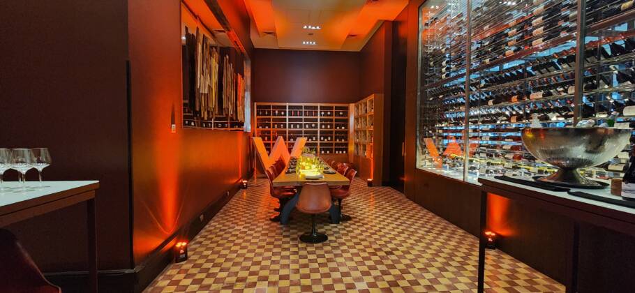 Nosso jantar no Karai foi numa aérea reservada ao lado do restaurante