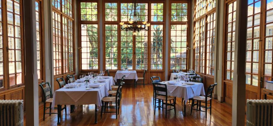 Restaurante do Hotel Casa Real, onde são servido as refeições