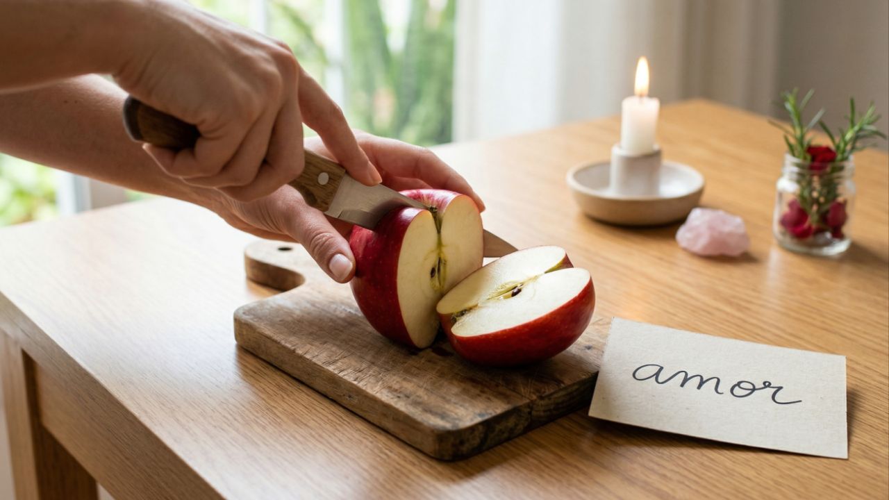 A maçã vermelha renova as relações e o amor-próprio.