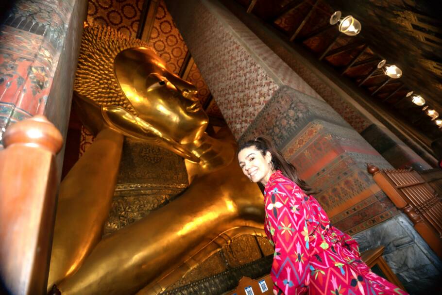 Buda Reclinado impressiona com seus 46 m de comprimento por 15 m de altura