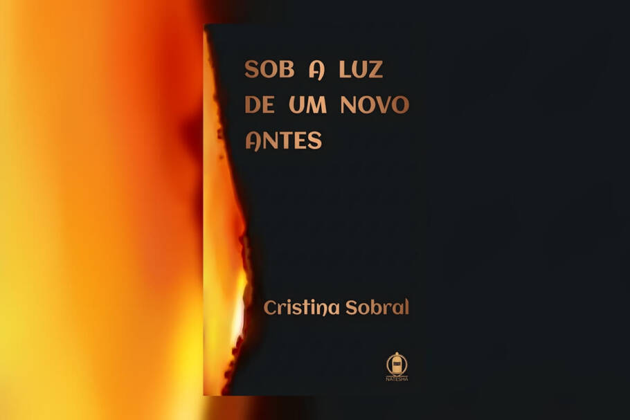 O livro “Sob a luz de um novo antes” convida a desacelerar e refletir com uma escrita poética e profunda (Imagem: Reprodução digital | Natesha)