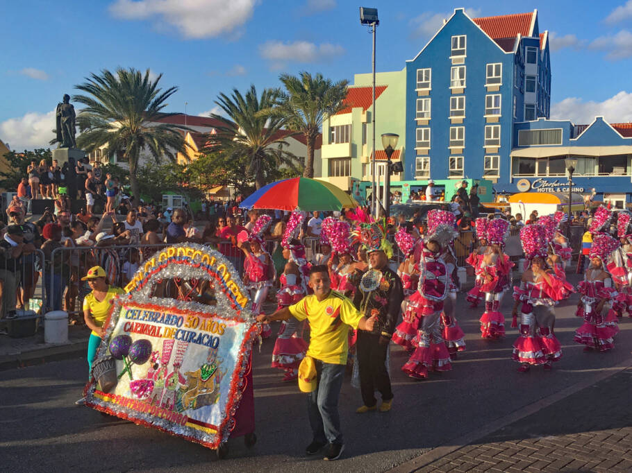 O Carnaval de Curaçao é diferente todos que já participei