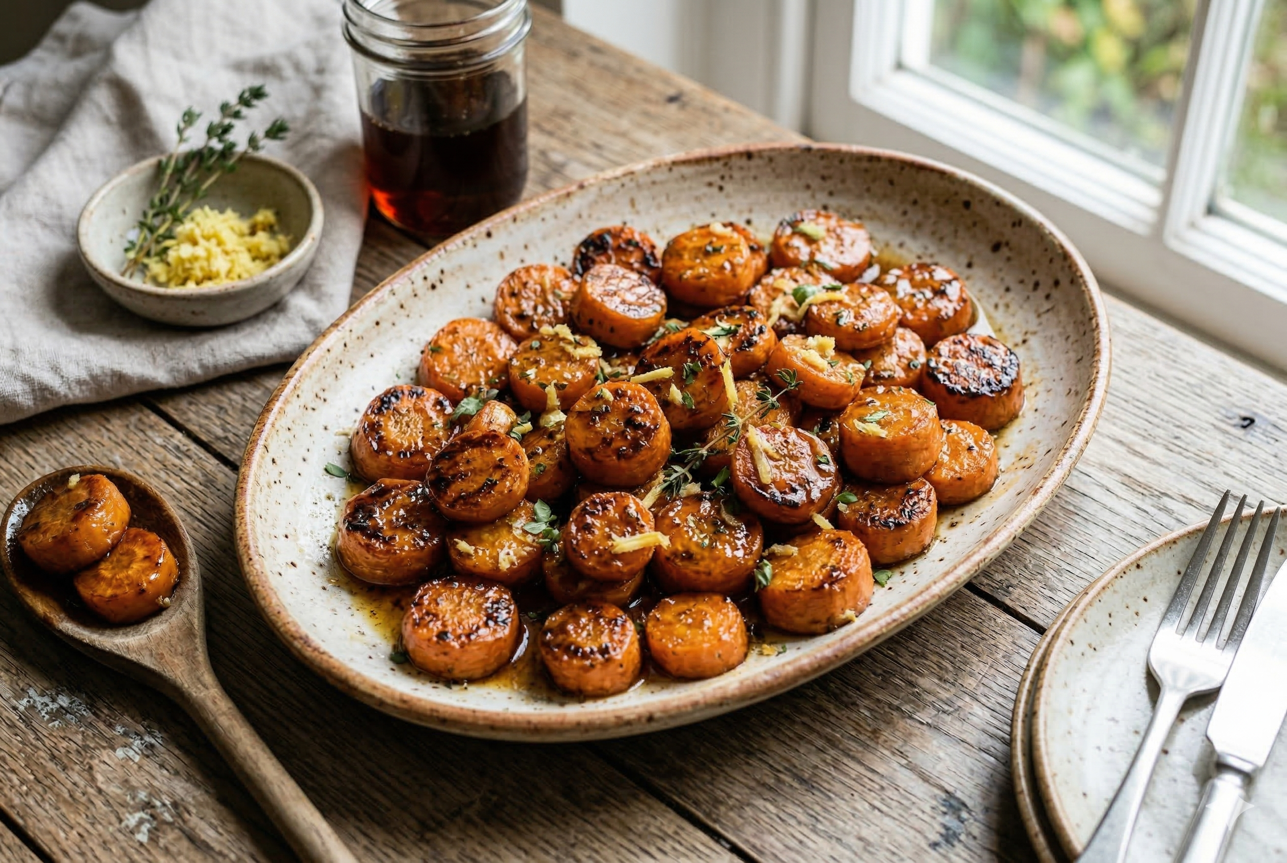 O truque doce e picante que deixa a cenoura irresistível na airfryer