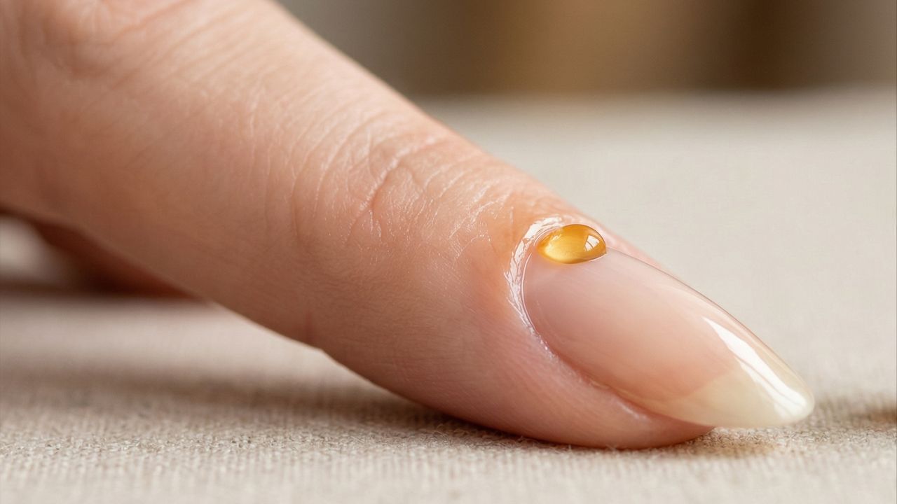 Hidrate as unhas para prevenir quebras e mantê-las flexíveis.