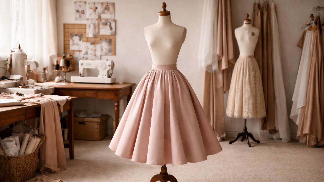 A saia midi evoluiu de ícone clássico a essencial consciente.