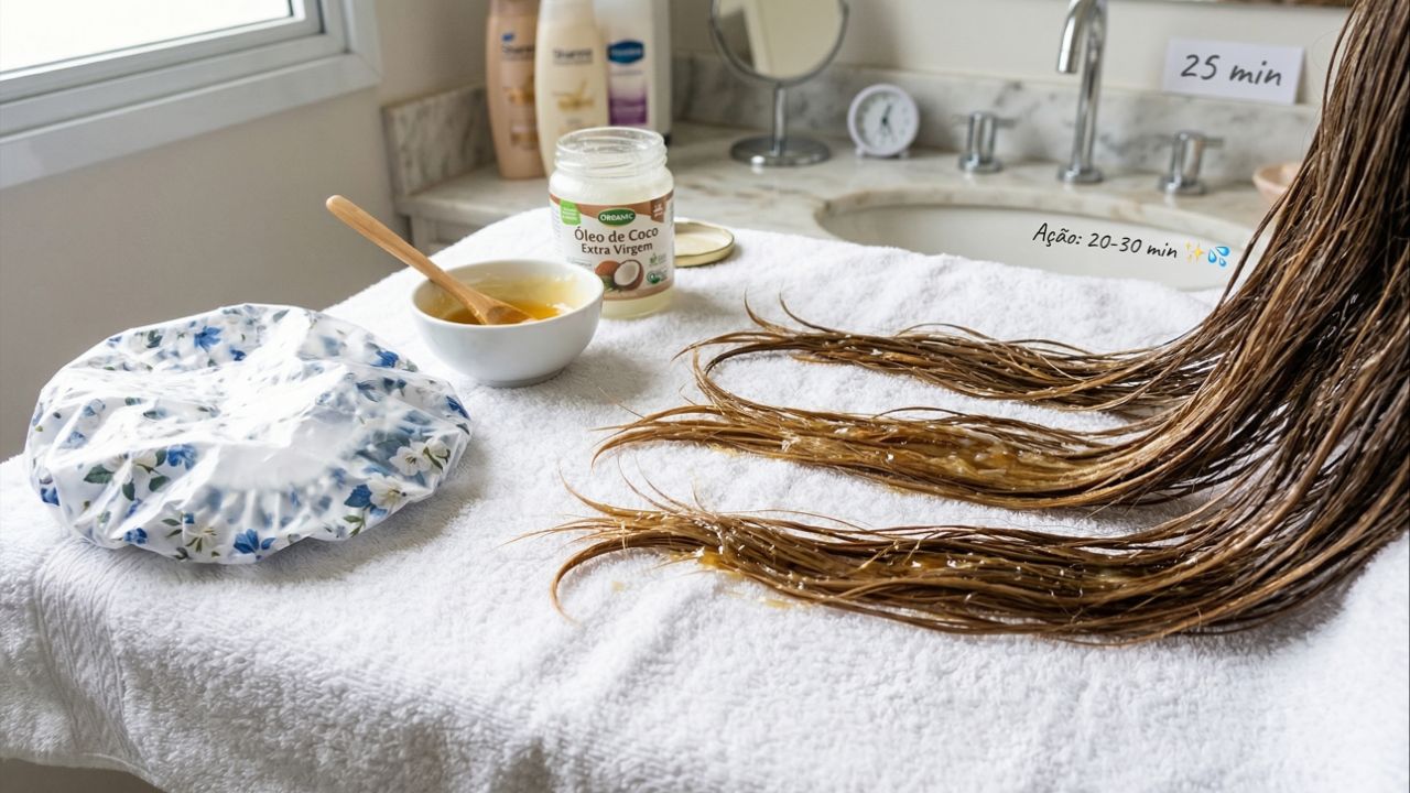 Aplique antes do shampoo por uma hora e lave suavemente.