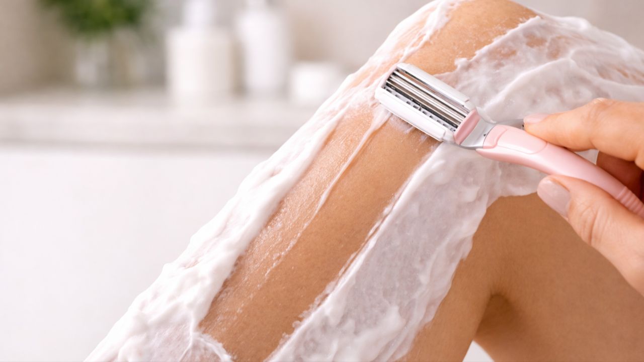 Lâminas específicas para o corpo evitam irritações e garantem uma depilação mais suave.