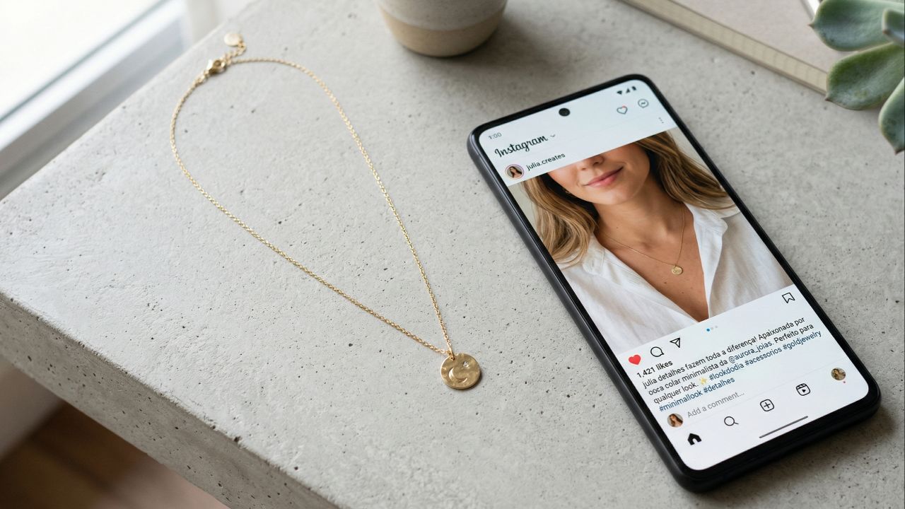 O colar dourado delicado é o acessório essencial do luxo silencioso em 2026.