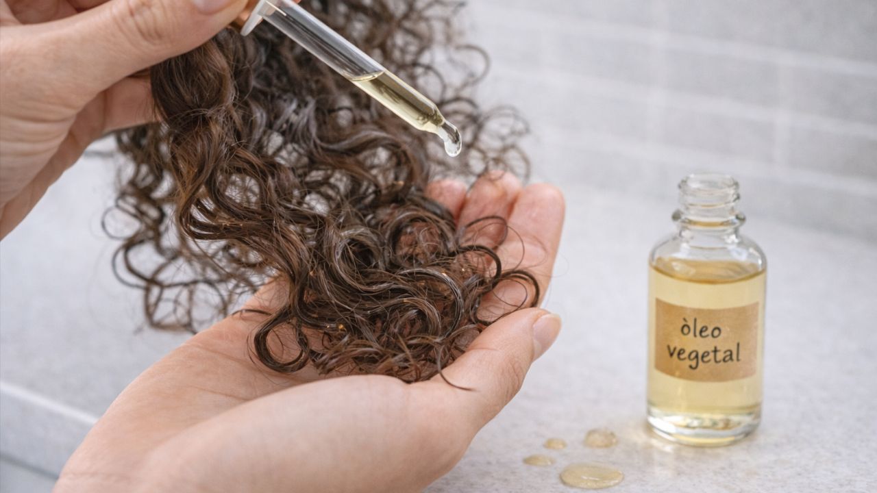 A frequência da umectação varia conforme o tipo e a necessidade do seu fio.