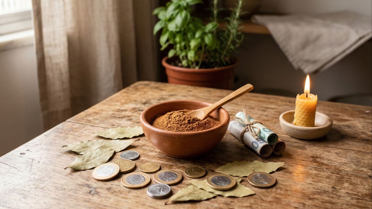 Rituais com canela atraem prosperidade e ajudam a organizar mentalmente o foco em metas financeiras.