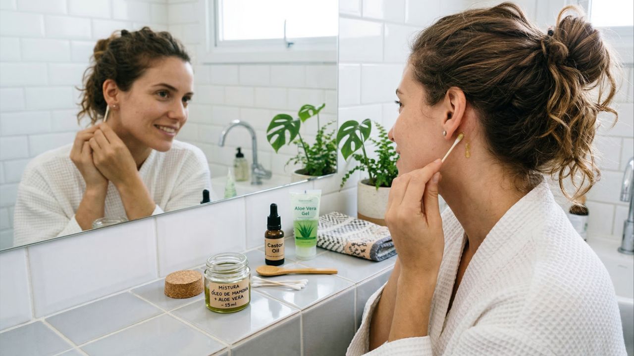 O teste de alergia evita irritações e garante uma aplicação segura.