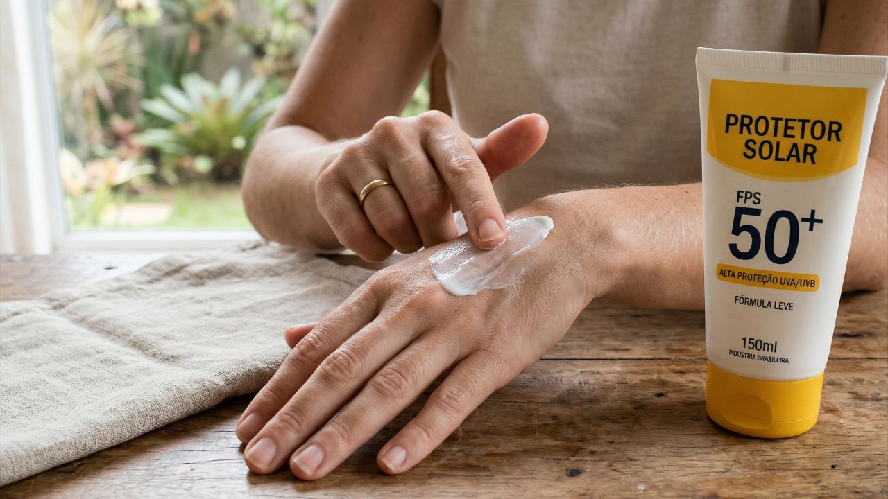 Use protetor solar e luvas para proteger as mãos do envelhecimento e de produtos químicos.