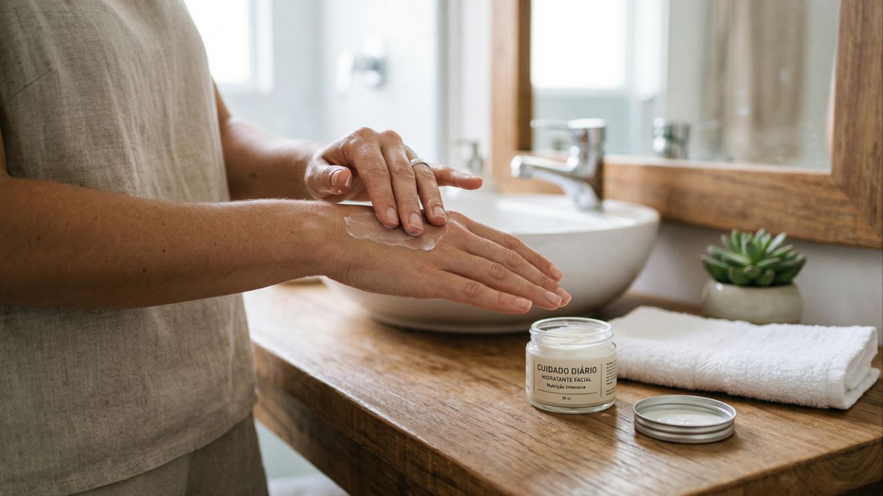 Hidrate e proteja as mãos aproveitando o excedente do seu skincare.
