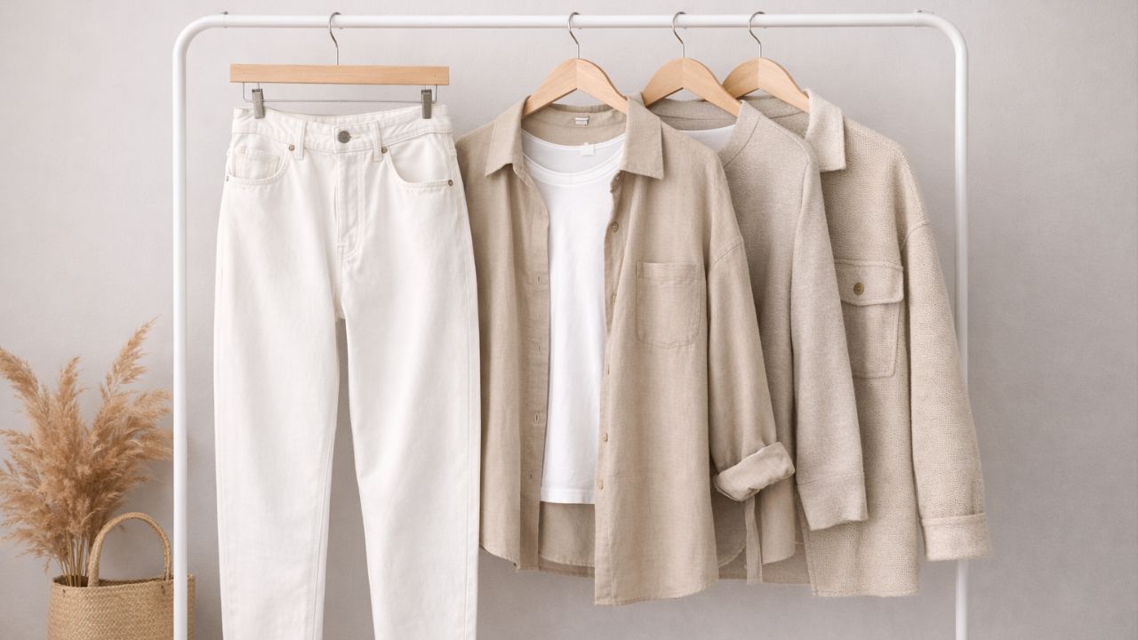 A calça mom jeans com camadas garante um visual versátil e confortável para enfrentar o dia todo.