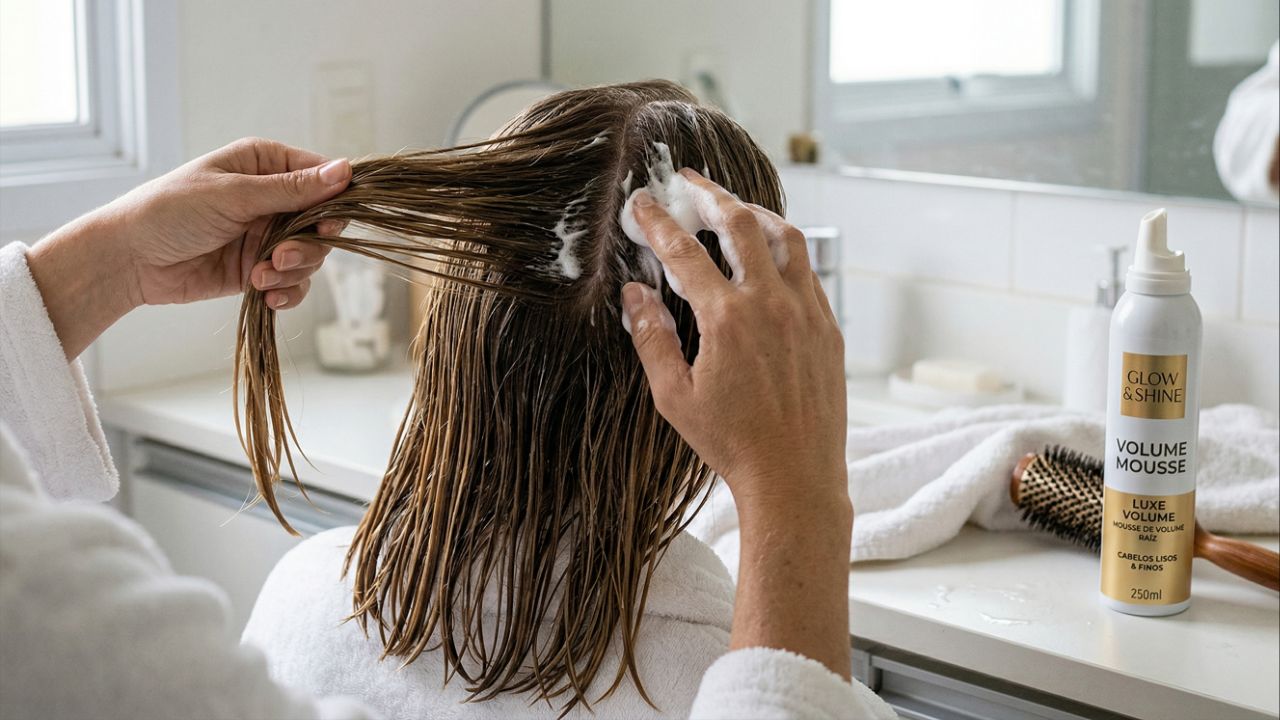 Adaptar produtos e técnicas ao tipo de fio garante um volume impecável e duradouro.