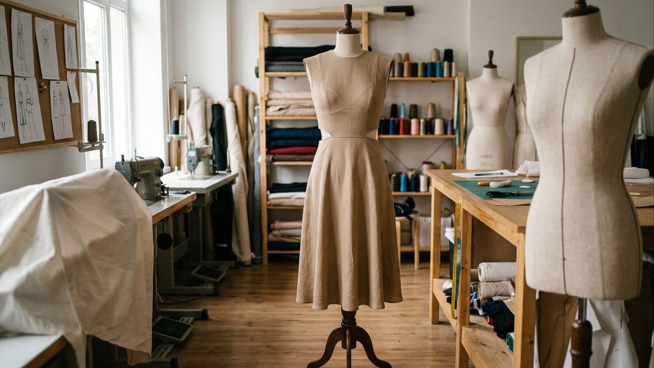 Proporções equilibradas e cortes estratégicos alongam e definem a silhueta com naturalidade.