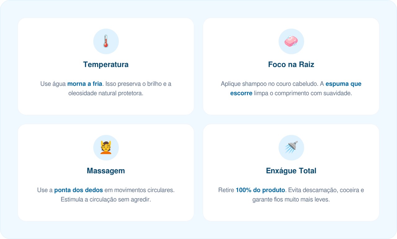 Transforme seu cabelo com este hábito de 5 minutos no banho que substitui idas ao salão