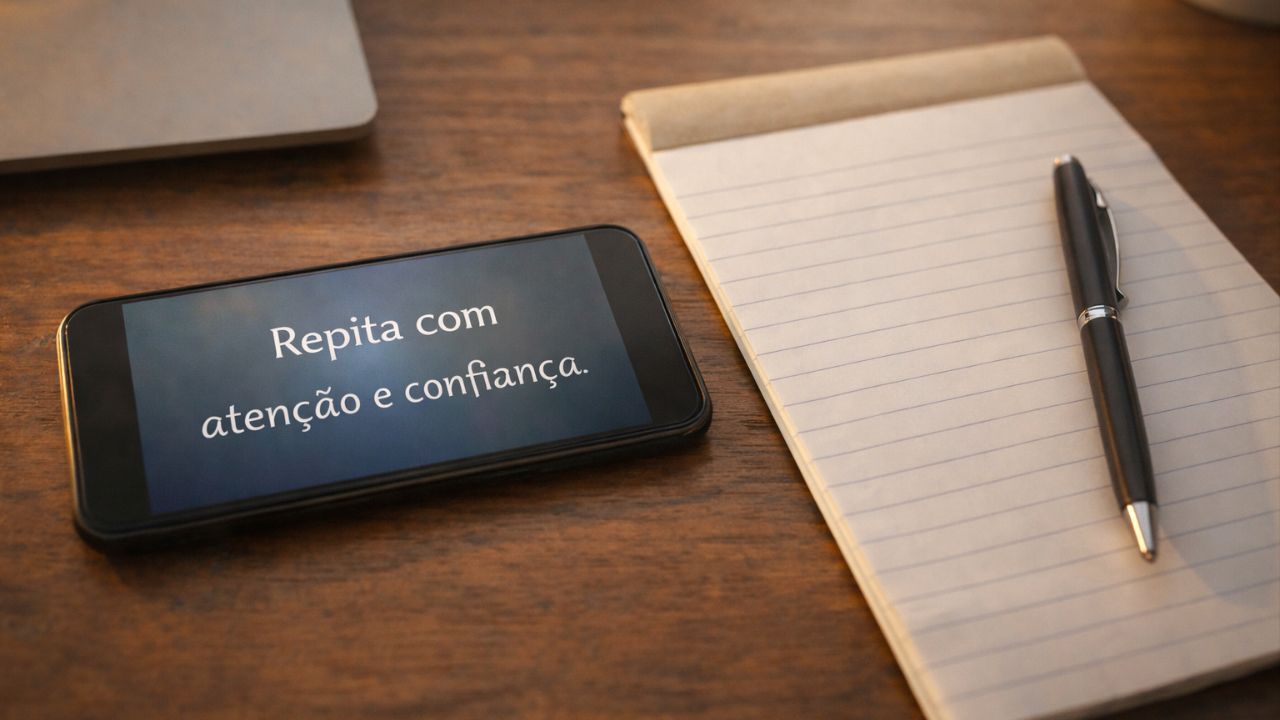 A repetição consciente e frequente potencializa os resultados.