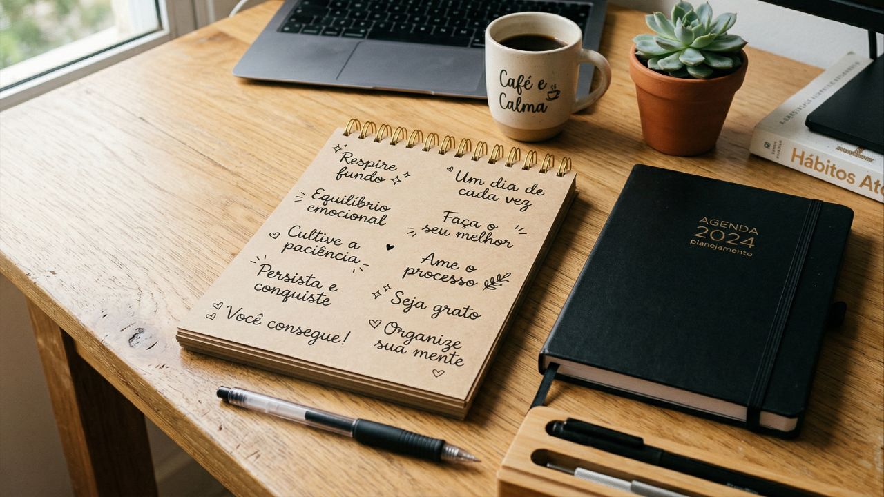 A prática constante de frases de foco fortalece o equilíbrio emocional.
