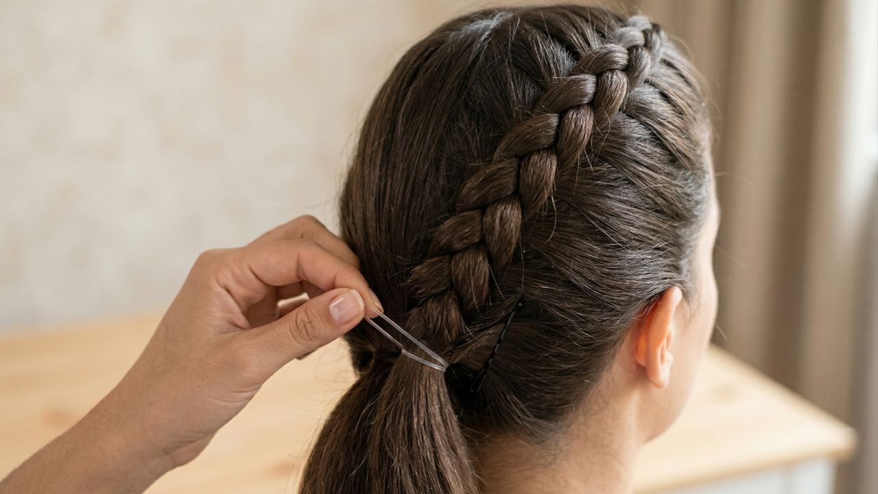 As tranças laterais presas unem assimetria moderna e durabilidade para 2026.