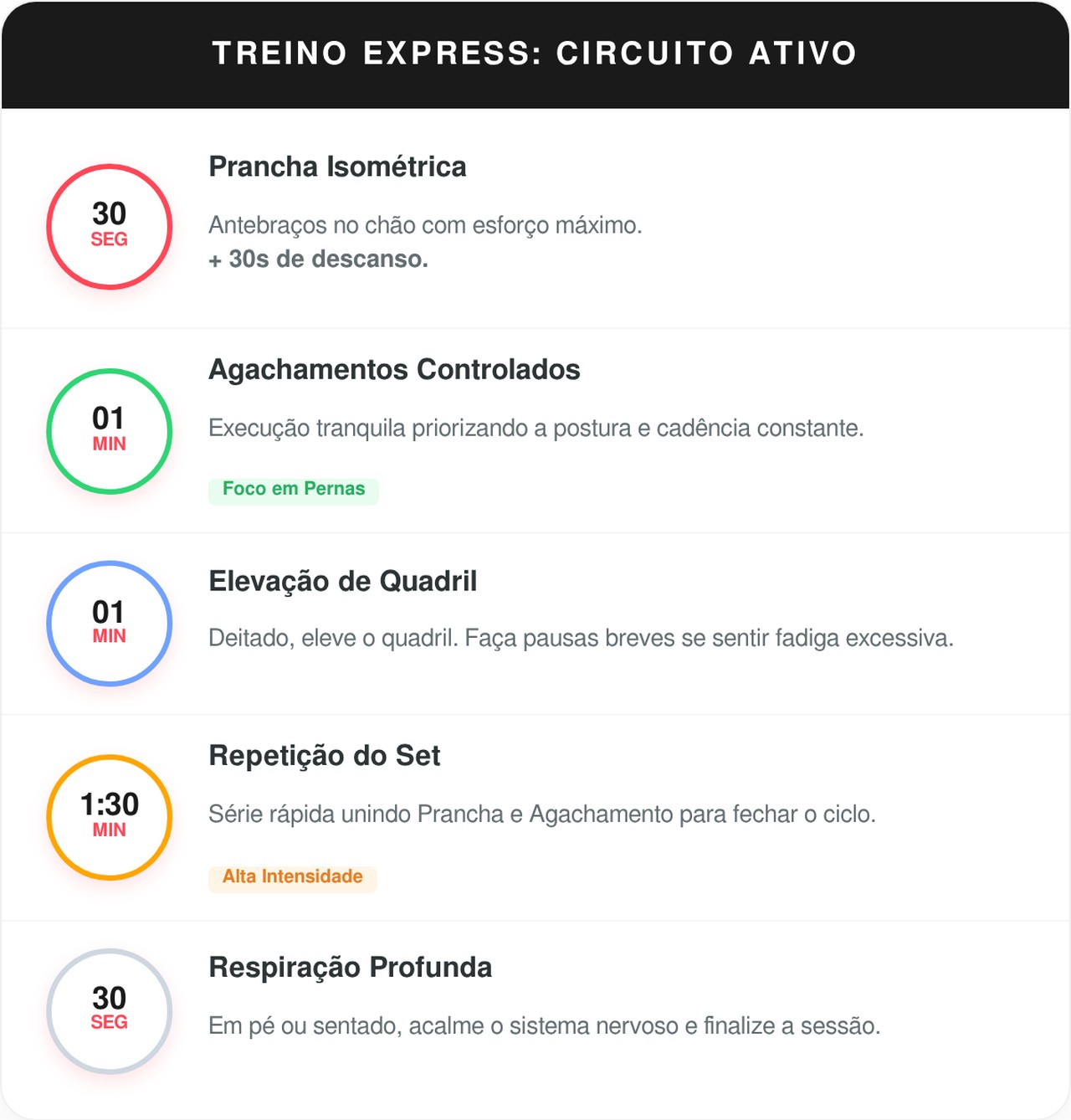 Os 3 melhores exercícios para secar a barriga após os 40 anos em apenas 5 minutos