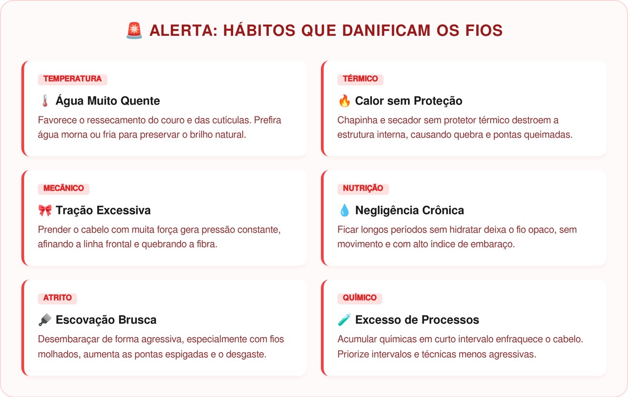 6 hábitos fazem seu cabelo parecer mais velho e podem estar acabando com sua autoestima