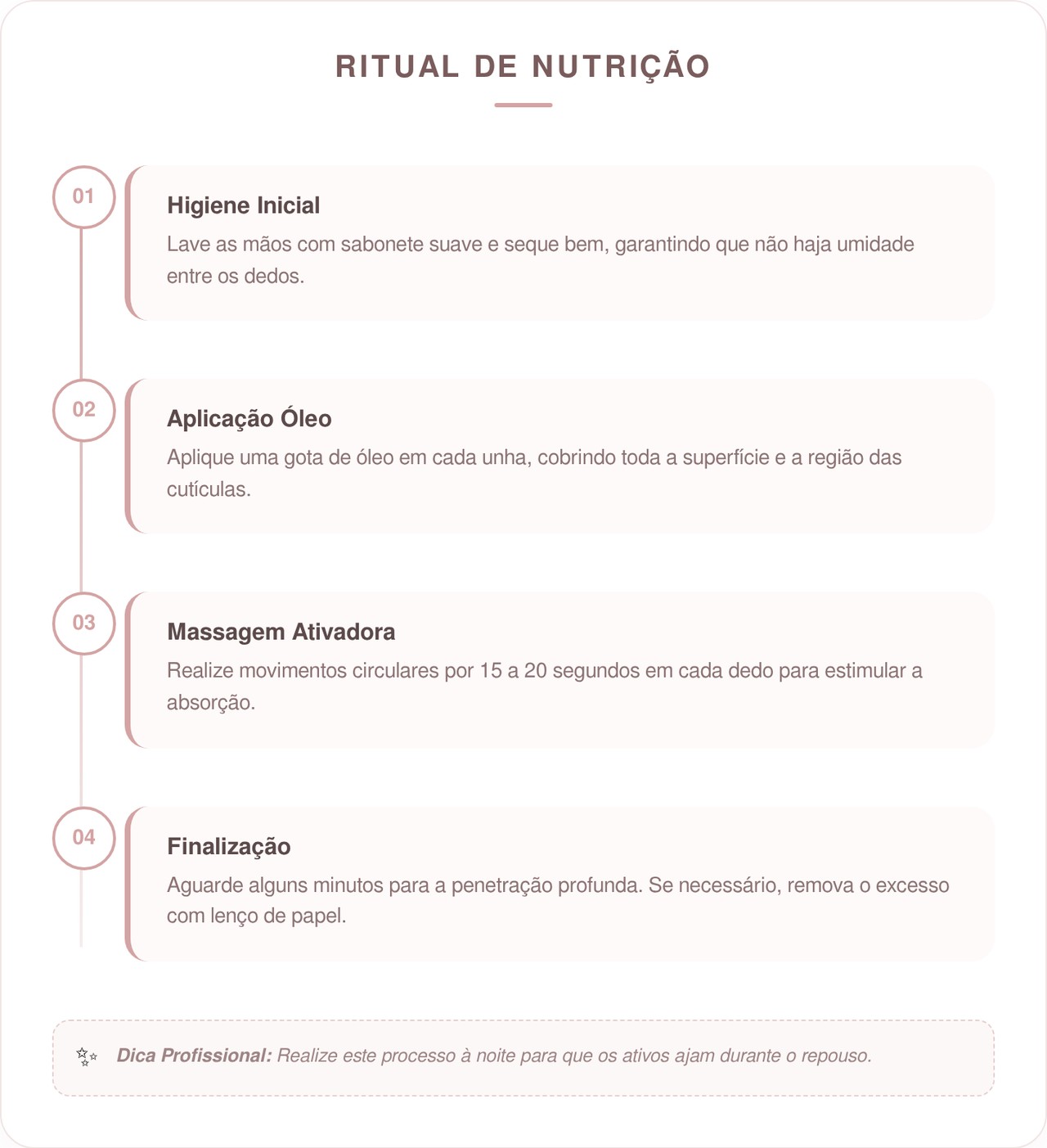 Como fazer as unhas crescerem com aparência saudável usando óleo natural por apenas 3 minutos ao dia