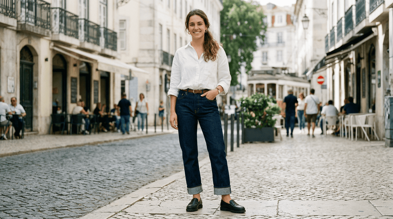 O jeans feminino 2026 é guiado por conforto, versatilidade e acabamento