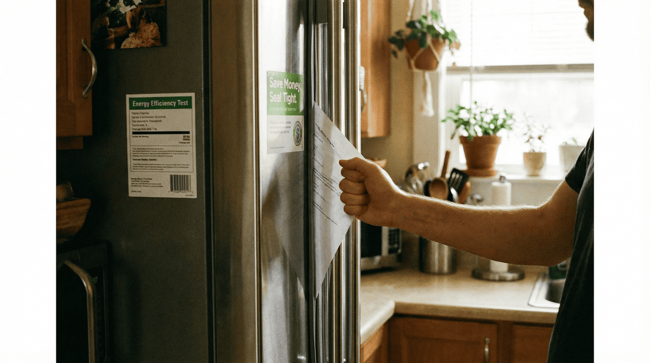 Para realizar o teste mais simples e eficaz, basta utilizar uma folha de papel comum e posicioná-la entre a porta e o corpo do eletrodoméstico antes de fechá-lo totalmente