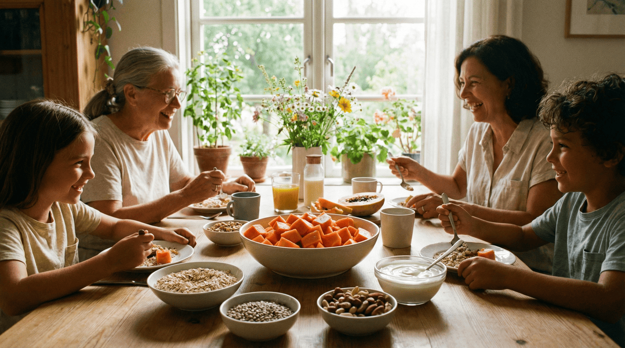 O hábito de incluir alimentos frescos na primeira refeição proporciona uma dose imediata de energia necessária para encarar o trânsito e o trabalho com foco