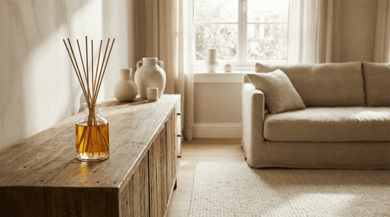 O termo aromatizador de varetas infinito descreve um difusor que não é descartado após o primeiro uso