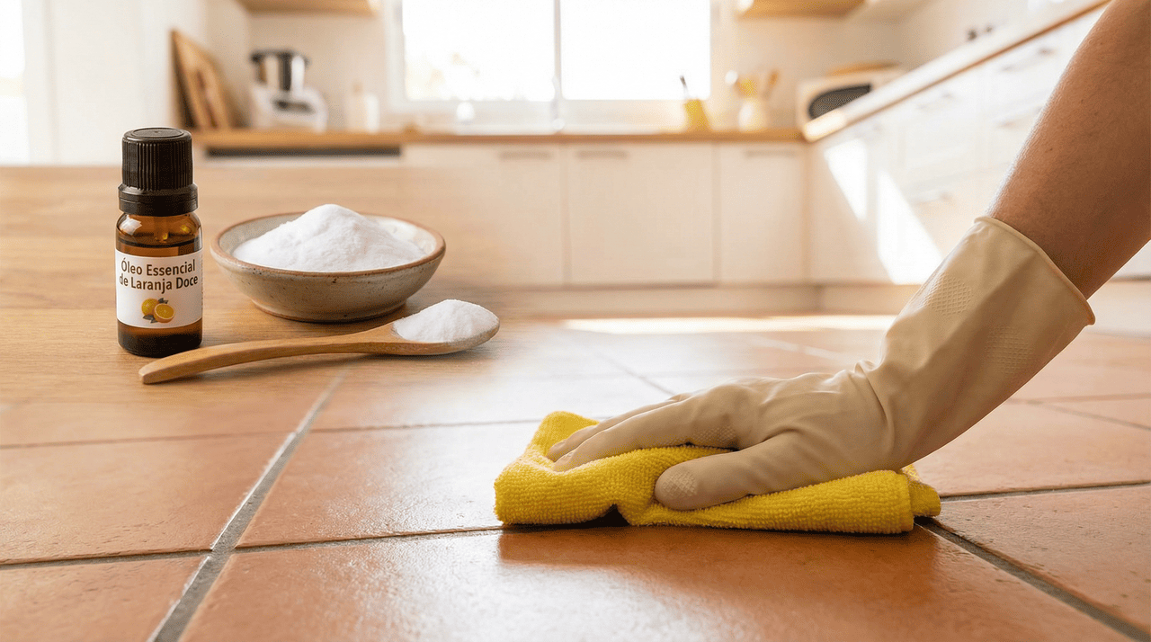 A proporção correta é o que garante a eficiência da limpeza sem deixar o piso escorregadio ou com resíduo oleoso após a secagem