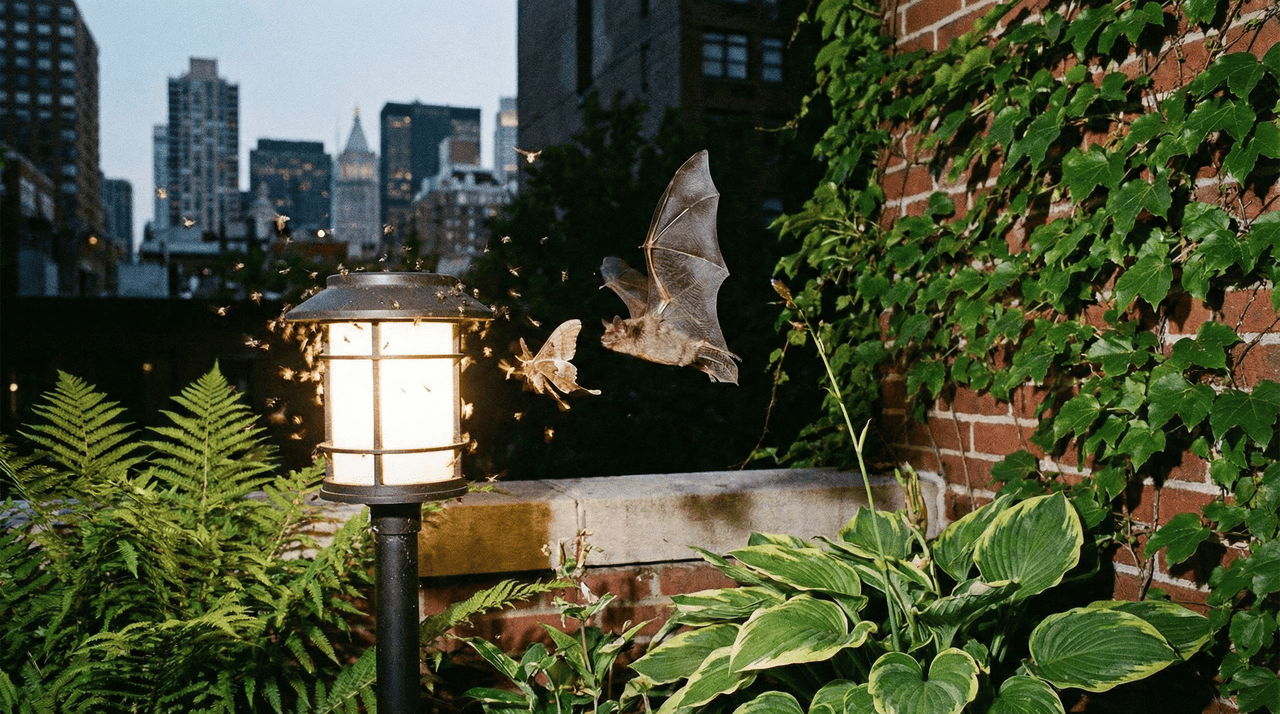 A capacidade de controle de insetos dos morcegos é impressionante.