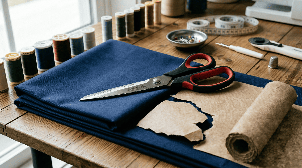 Para entender o motivo pelo qual uma tesoura de tecido perde o fio tão rápido, é preciso olhar de perto para a composição do papel que usamos no dia a dia.