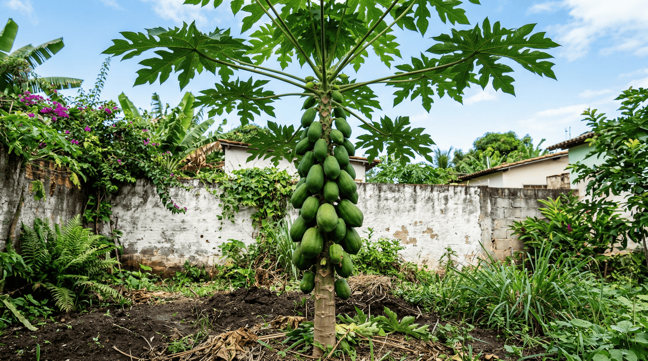 O mamoeiro responde de forma muito direta às condições de plantio