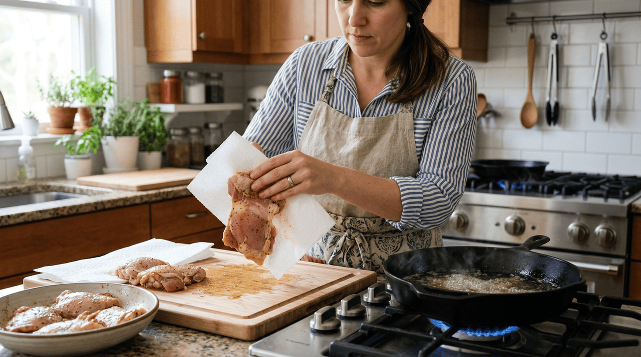 A técnica que cozinheiros profissionais utilizam antes de qualquer fritura é surpreendentemente simples