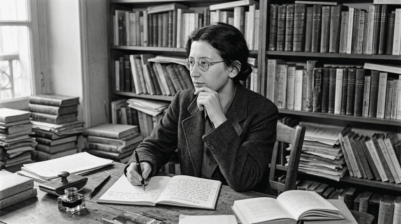 Simone Weil, filósofa francesa: "A liberdade não é definida por uma relação entre desejo e satisfação, mas por uma relação entre pensamento e ação”