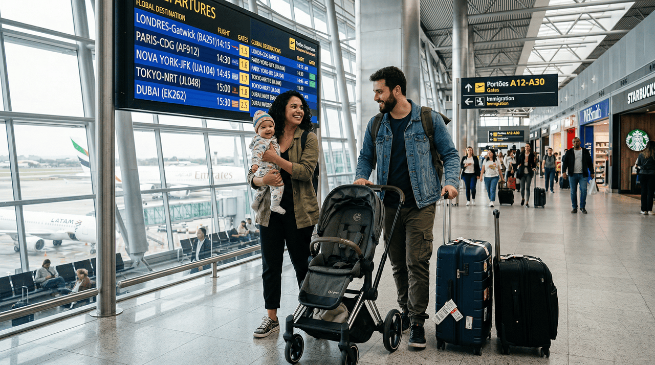 Famílias que possuem conexões globais entendem que a praticidade na comunicação é essencial para uma integração bem-sucedida em novas culturas