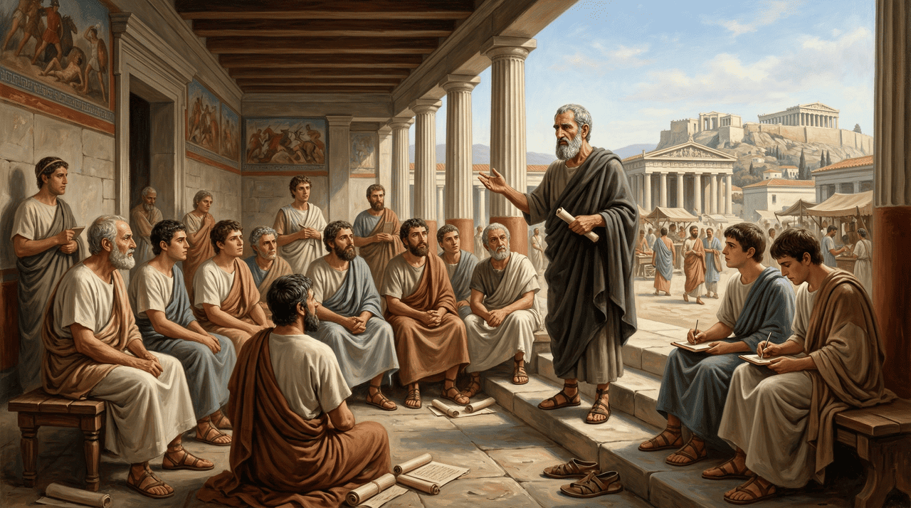 Conselho de Zenão sobre problemas inesperados: "A felicidade é um fluxo de vida que aceita o que vem"