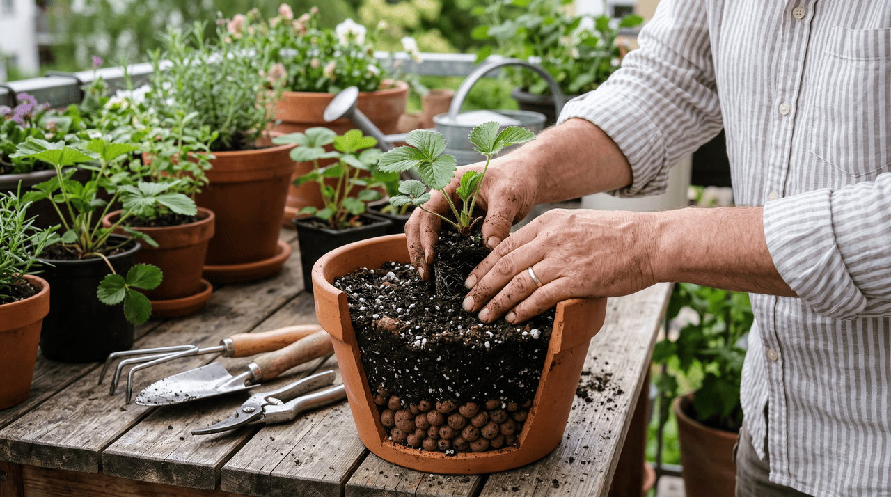 O substrato ideal precisa ser leve, fértil e com excelente drenagem