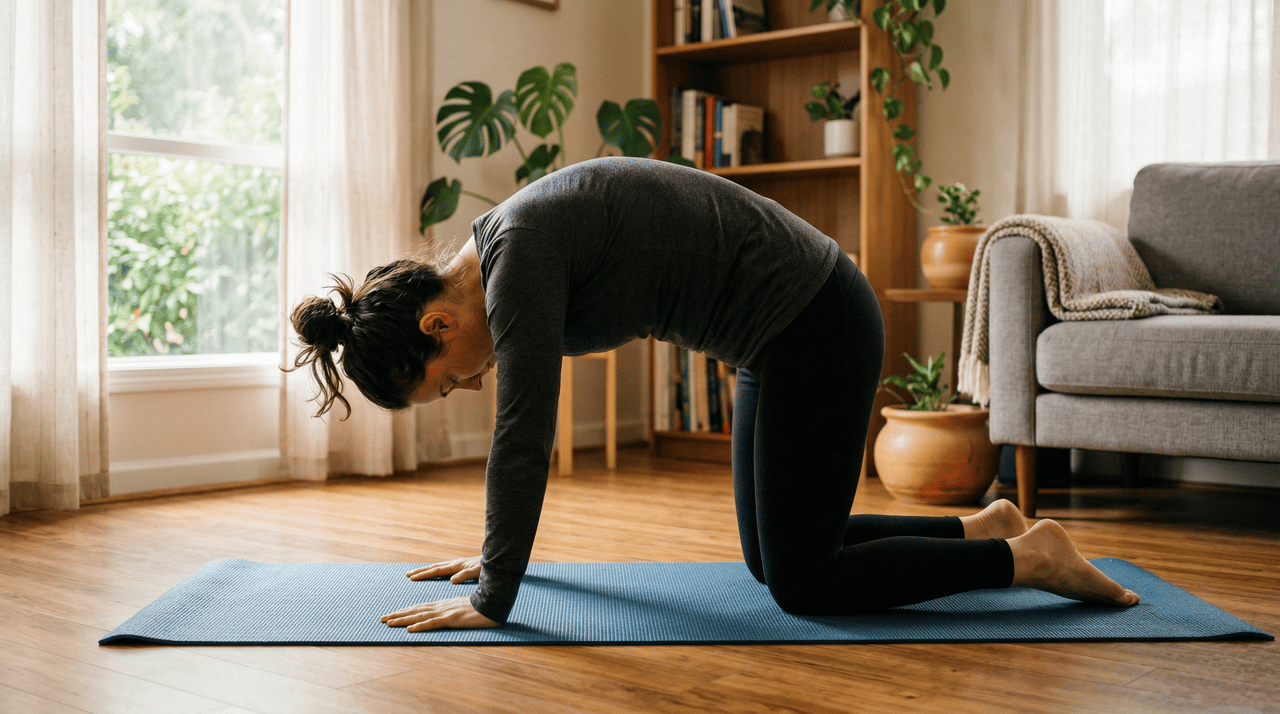 Os quatro movimentos a seguir foram selecionados porque trabalham as áreas que mais sofrem com a perda de flexibilidade após os 40