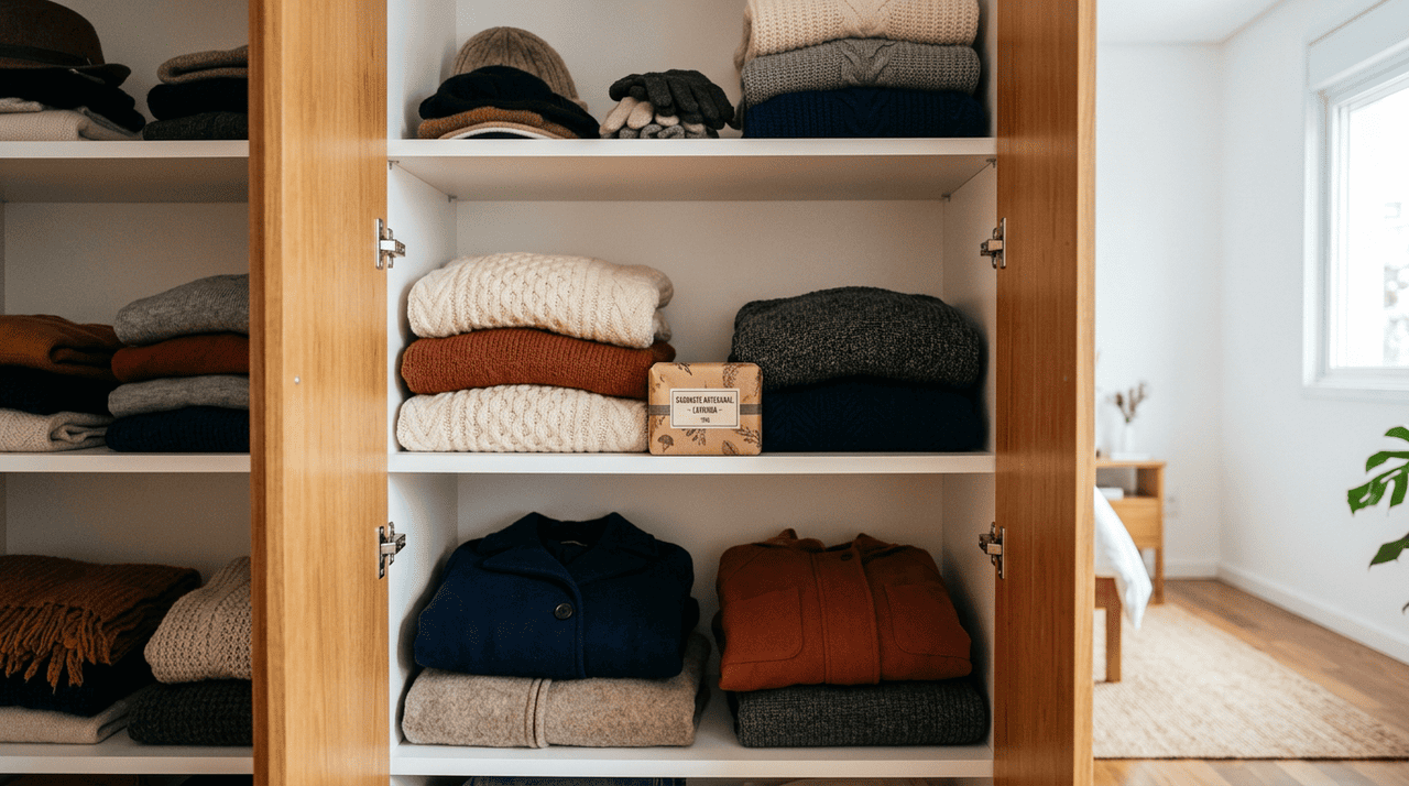 A transição das estações pede uma atenção redobrada com as peças que ficarão armazenadas por longos períodos em locais fechados e sem ventilação constante