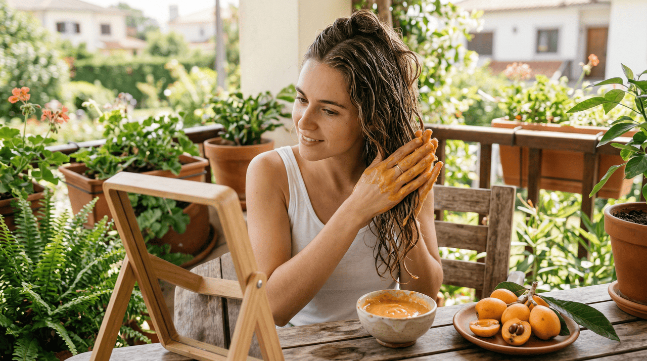 Para obter os melhores resultados, o ideal é misturar a polpa da nêspera com o seu creme de tratamento favorito