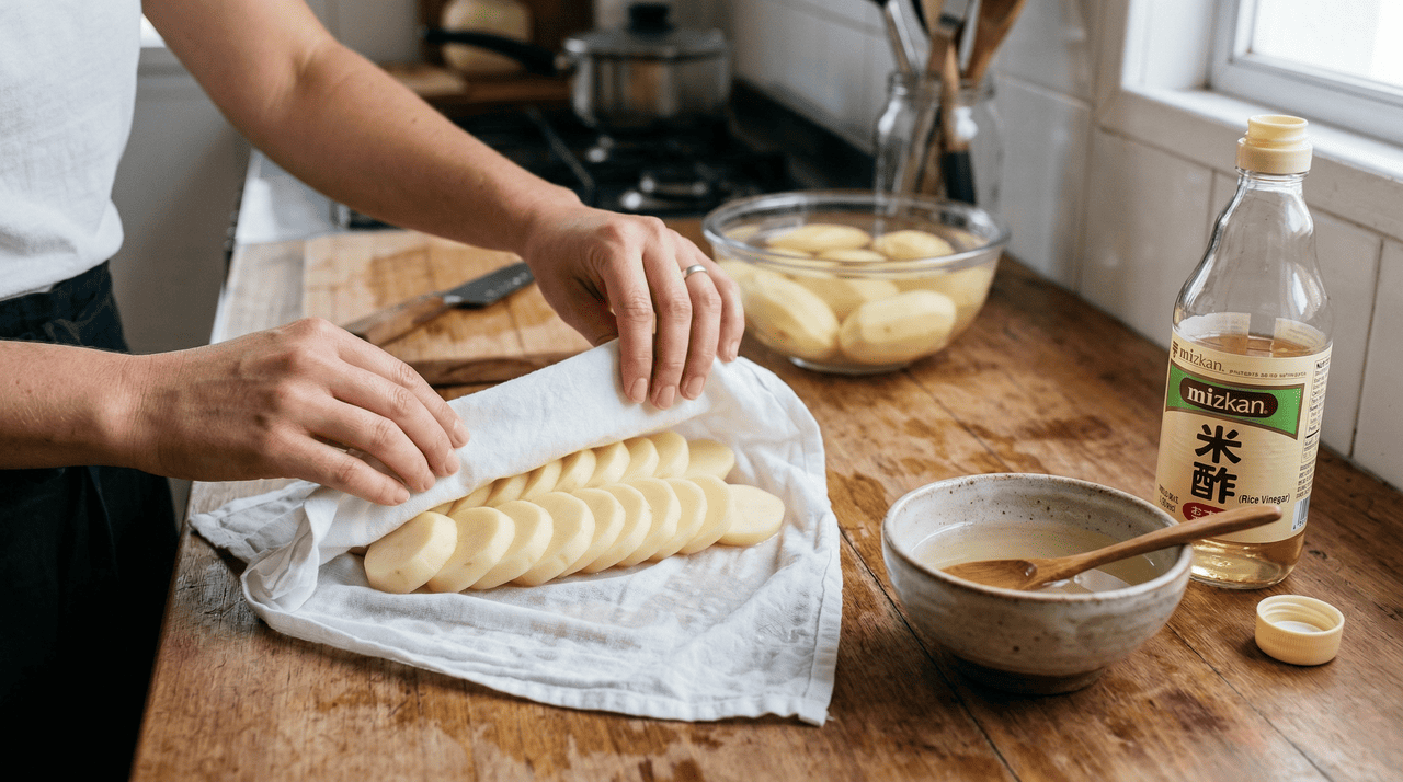 Na culinária coreana e em boa parte da culinária asiática, o vinagre de arroz é o preferido por ter acidez mais suave e sabor delicado